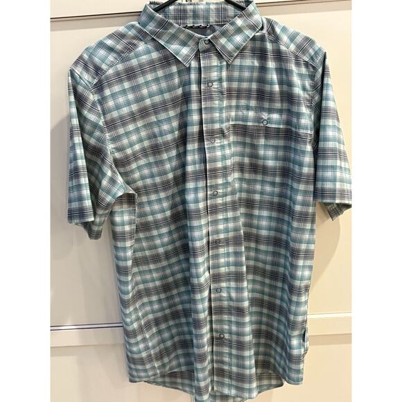 Swiss Tech Men's Button Down Flannel Shirt Size M - Picture 2 of 5